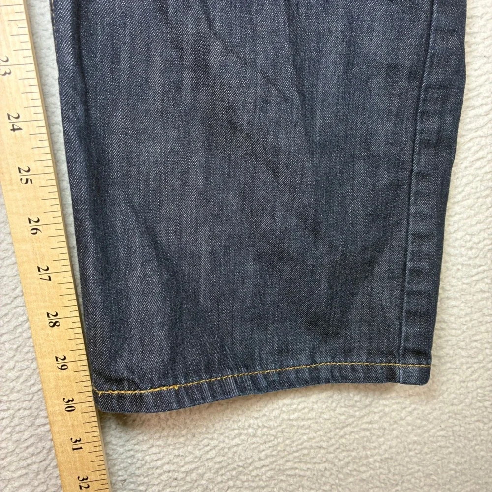 Levis 569 Loose Straight Jeans Men 34x30 Blue Faded Skater Baggy Whiskered